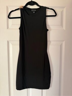 PrettyLittleThing Black One-Shoulder Mini Dress